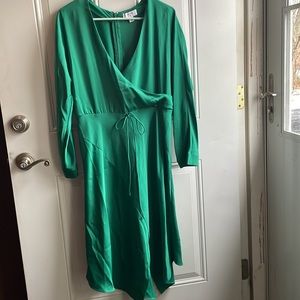 Cushnie for Target Green faux wrap dress